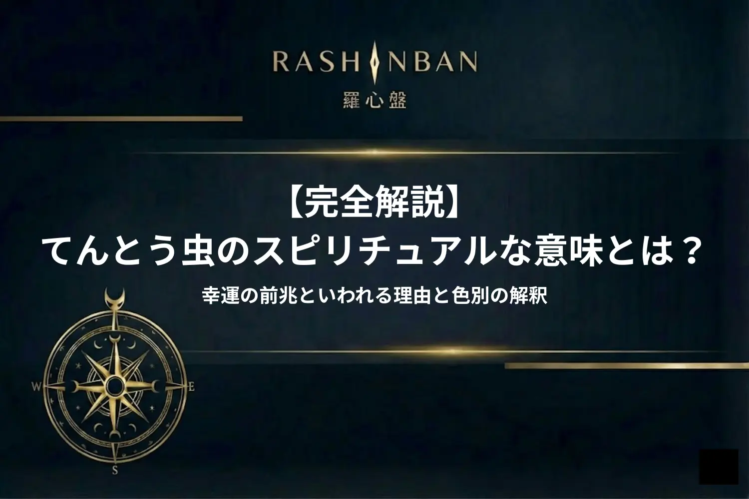 てんとう虫のスピリチュアルな意味とは？幸運の前兆といわれる理由と色別の解釈